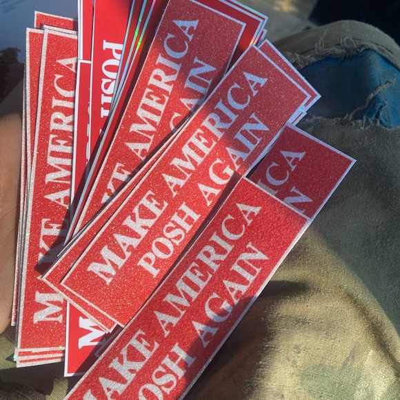 Set of 4 MAKE AMERICA POSH AGAIN Stickers - Picture 3 of 3